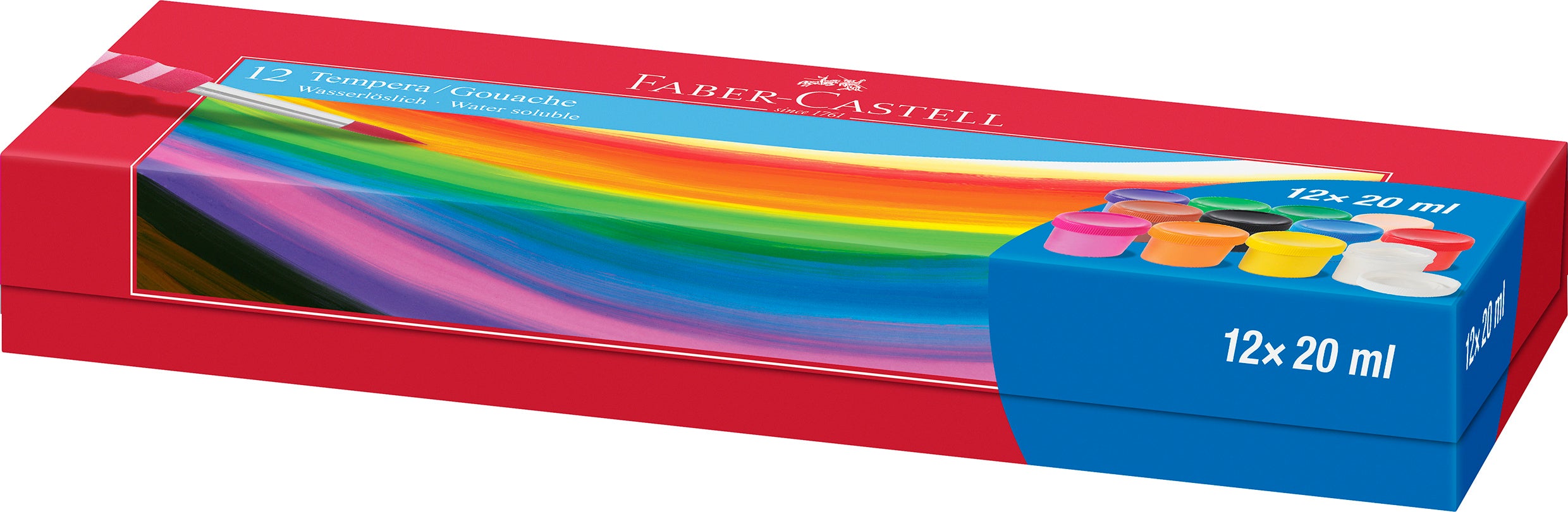 GUASE 12 CULORI 20ML FABER-CASTELL GUASE 12 CULORI 20ML FABER-CASTELL